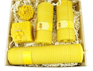 Prezent na dzień babci i dziadka 5x Świeca zestaw