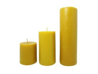 Świece z wosku pszczelego 3 szt.