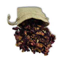 Kwiaty naturalne w workach jutowych - Odświerzacze powietrza - Róża