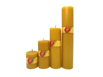 Zestaw świec z wosku pszczelego 4 szt.