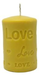 Świeca z wosku pszczelego świeca miłości