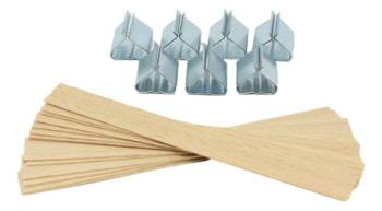 Knot drewniany do świec stopki gratis 50 szt 10 cm