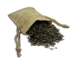 Kwiaty naturalne w workach jutowych - Odświerzacze powietrza - Lawenda