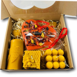 Prezent na dzień babci i dziadka zestaw świec eko